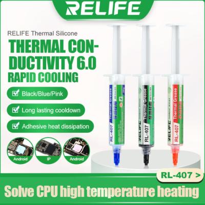 Теплопроводящая паста RELIFE RL-407 для теплоотдачи CPU - интернет-магазин запасных частей для телефонов и электроники MaxService