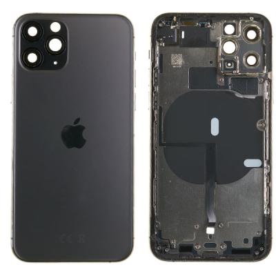 Корпус для Apple iPhone 11 Pro, с боковыми кнопками (оригинал Б/У, черный)