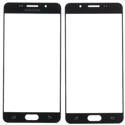 Стекло экрана под переклейку для Samsung Galaxy A7 2016 A710F, A510, A510F, (5,5") (черное)