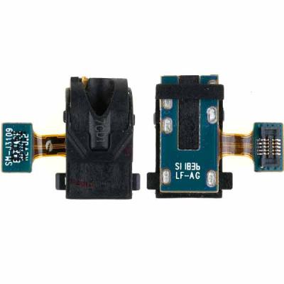 Конектор для Samsung Galaxy J3 2016, J320H навушників (Handsfree), зі шлейфом, оригінал, з розбирання - інтернет-магазин запасних частин для телефонів та електроніки MaxService