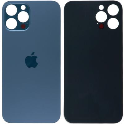 Задняя крышка для iPhone 12 Pro Max, большой вырез под камеру (Pacific Blue)