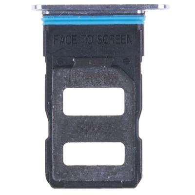 Держатель SIM карты для Xiaomi Mi 10T Pro 5G, на две SIM-карты, оригинал (Lunar Silver)