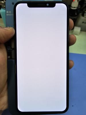 Дисплей для iPhone X, оригинал (переклеено стекло) с дефектом (№123)