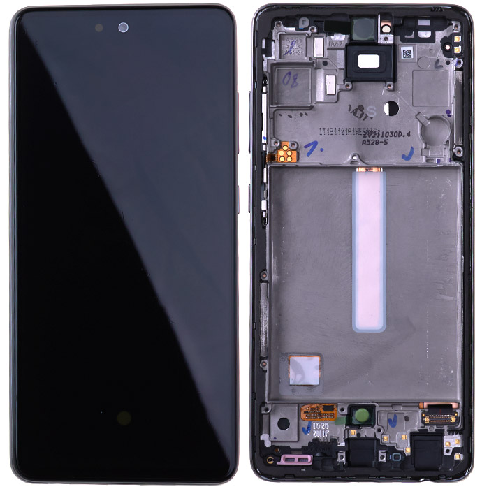 Дисплей для Samsung Galaxy A52/A52 5G A525/A526/A528, с рамкой, оригинал (Service Pack) (Black)