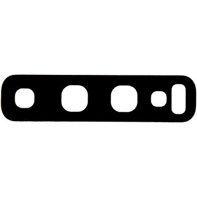 Стекло камеры для Samsung Galaxy S10 G973/G973F (без ободка, черные)