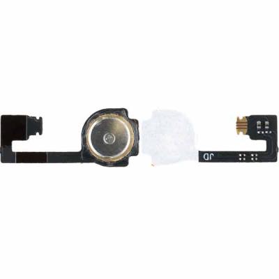 Шлейф для Apple iPhone 4, кнопки меню (HOME) (черный)