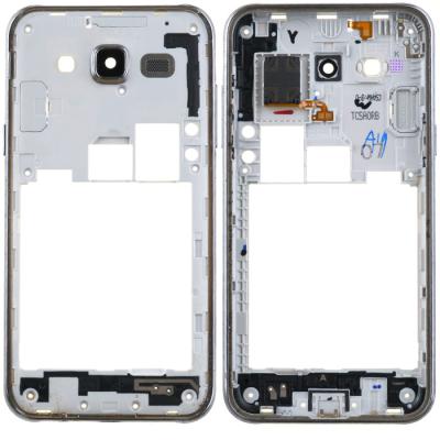 Средняя часть корпуса для Samsung Galaxy J5 2015, J500, J500H, оригинал, с разборки (мелкие царапины, черный)