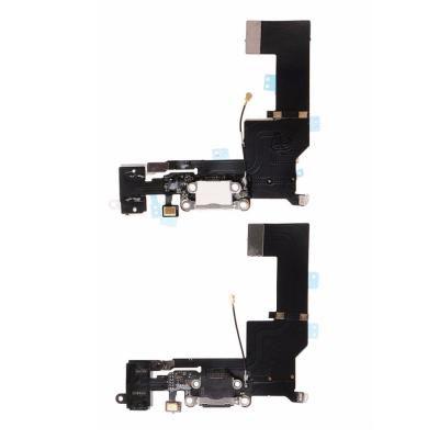 Шлейф коннектора зарядки для Apple iPhone 5s, с коннекторм наушников, с микрофоном - интернет-магазин запасных частей для телефонов и электроники MaxService