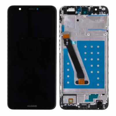 Дисплей для Huawei P Smart 2017, FIG-LX1, с сенсорным экраном, с рамкой (черный)