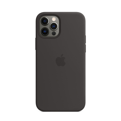 Чехол Silicone Case для Apple iPhone 12 Pro Max (Black)