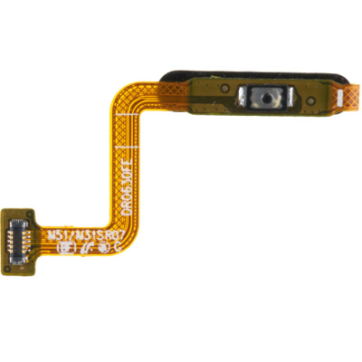 Сканер отпечатка пальцев для Samsung Galaxy M31s M317, с кнопкой включения, оригинал, с разборки (Black)