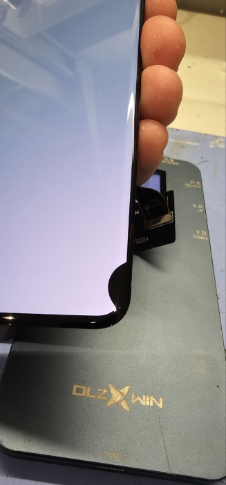 Дисплей для Samsung Galaxy S20/S20 5G G980/G981, оригинал (переклеено стекло) с дефектом (№127)