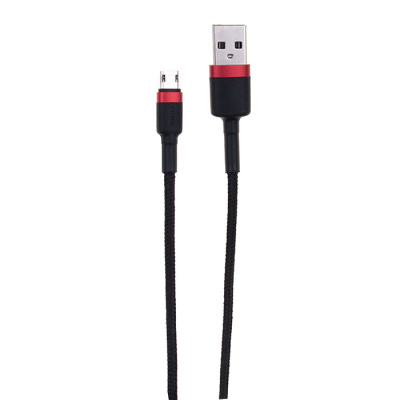 USB дата-кабель Baseus Cafule, micro-USB, 2.4А, 1 м, в нейлоновому обплетенні, CAMKLF-B91 - інтернет-магазин запасних частин для телефонів та електроніки MaxService