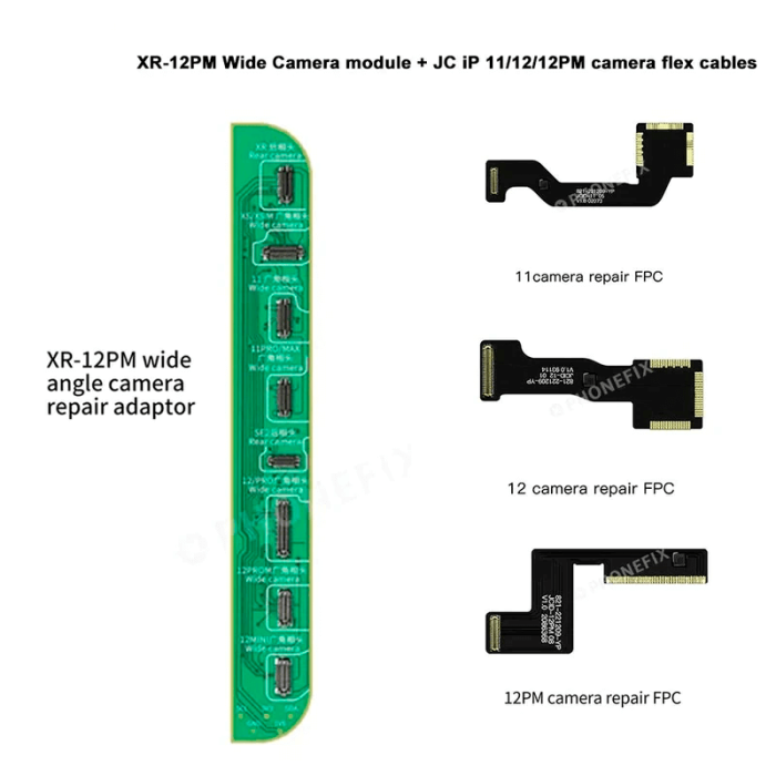 Адаптер JCID V1SE/V1S Pro Wide Angle Camera Repair Adapter iPhone XR-12PM для ремонта камеры - интернет-магазин запасных частей для телефонов и электроники MaxService
