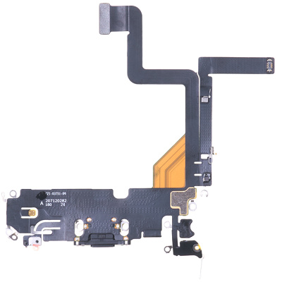 Шлейф коннектора зарядки для iPhone 14 Pro, с микрофоном (Space Black)