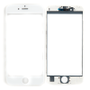Стекло дисплея для iPhone 6s, с рамкой и сеткой динамика (белое)