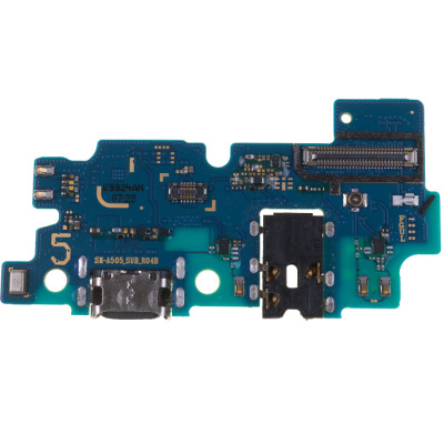 Нижняя плата коннектора зарядки для Samsung Galaxy A50 A505/A505F, с микрофоном, оригинал - интернет-магазин запасных частей для телефонов и электроники MaxService