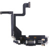 Шлейф коннектора зарядки для iPhone 13 Pro, с микрофоном, оригинал (Black)