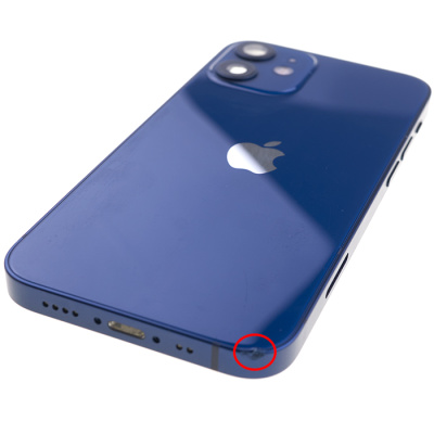 Корпус для iPhone 12 mini, в зборі, оригінал, з розбирання (Blue) - інтернет-магазин запасних частин для телефонів та електроніки MaxService