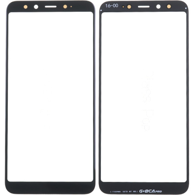 Стекло дисплея для Xiaomi Mi A2/6X, с OCA пленкой (Black)