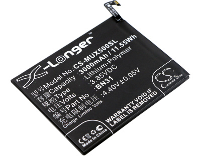 Акумулятор Xiaomi BN31 Cameron Sino (Li-Polymer, 3000mAh, 3.85В) - інтернет-магазин запасних частин для телефонів та електроніки MaxService