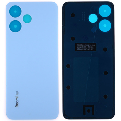 Задняя крышка для Xiaomi Redmi 12, с проклейкой (Sky Blue)