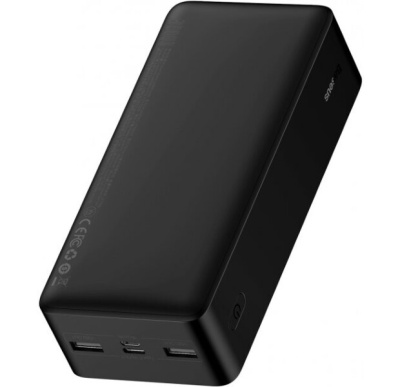 Power Bank Baseus Bipow 30000mAh 15W (PPDML-K01) Black - інтернет-магазин запасних частин для телефонів та електроніки MaxService