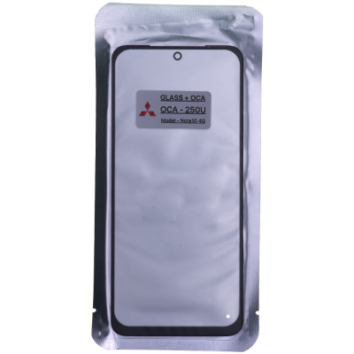 Стекло дисплея для Xiaomi Redmi Note 10 4G/Note 10S, с OCA пленкой (с OCA пленкой)