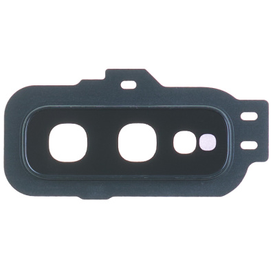 Стекло камеры для Samsung Galaxy S10e G970, с ободком (Prism Black)