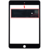 Стекло экрана под переклейку для Apple iPad Mini 5 2019 A2133/A2124/A2126 (черное)