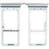Лоток | Держатель SIM карты для Samsung Galaxy S7, G930, G930FD, оригинал, с разборки (серый)