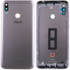 Задняя крышка Asus ZenFone Max M2 ZB633KL, с боковыми кнопками и стеклом камеры, оригинал (Meteor Silver)