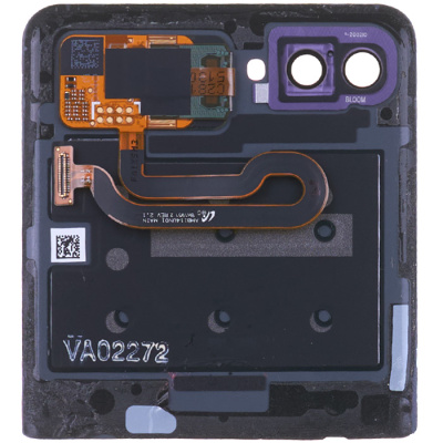 Задня верхня кришка Samsung Galaxy Z Flip F700, з заднім дисплеєм, оригінал (знято з телефону) - інтернет-магазин запасних частин для телефонів та електроніки MaxService