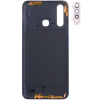 Задня кришка для Vivo Y19 (1915), зі склом камери (чорна)