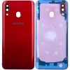 Задняя крышка для Samsung Galaxy A30 A305, с стеклом камеры, оригинал Китай (красная)