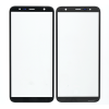 Стекло дисплея для Samsung Galaxy J4 Plus J415, Galaxy J6 Plus J610, без OCA пленки (черный)