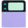 Задня кришка (верх+низ) Samsung Galaxy Z Flip3 5G F711, зі склом камери (Lavender)