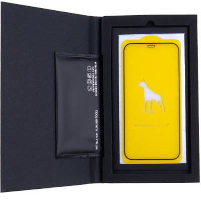 Захисне скло Doberman для Apple iPhone 12, iPhone 12 Pro, 2.5D 9H, (клей по всій площині) - інтернет-магазин запасних частин для телефонів та електроніки MaxService