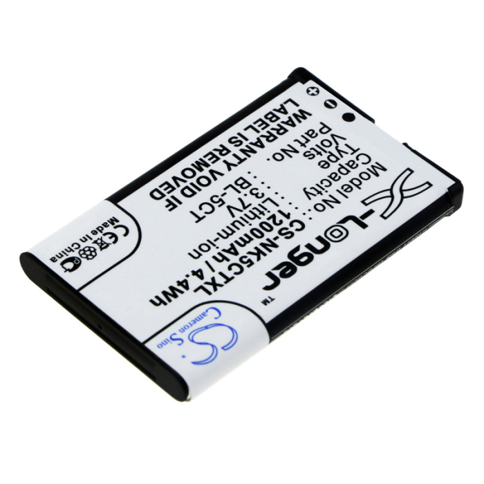 Аккумулятор Cameron Sino BL-5CT для Nokia (Li-ion, 1200mAh, 3.7В) - интернет-магазин запасных частей для телефонов и электроники MaxService